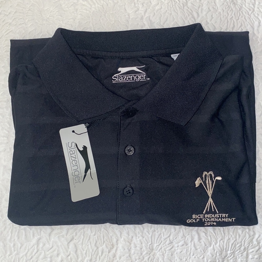 Slazenger Prestigious "Rice Industry Golf Tournament 2014" Men's Golf Polo Shirt